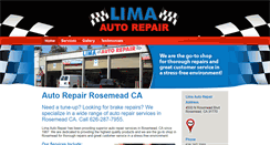 Desktop Screenshot of limaautorepair.com